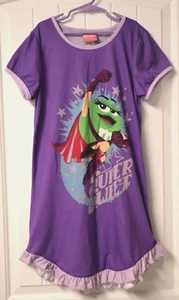 M&Ms girls short sleeve night gown size 9/10 - Picture 1 of 3