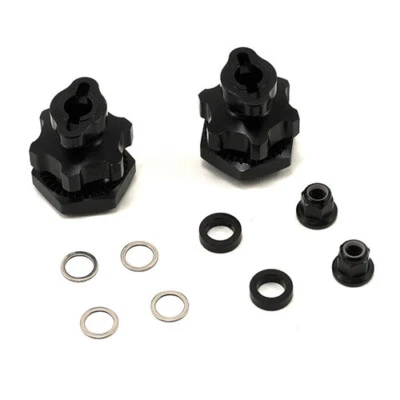 Pro-Line 2Pc Aluminum 17mm Wheel Adapters Set For Traxxas Slash Black PRO6064-01 - Image 1 of 2