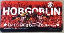Bar Runner HOBGOBLIN Pub Beer Towel Mat Man Cave Breweriana HALLOWEEN Bitter