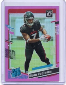 2023 Donruss Optic #206 Bijan Robinson Pink - Bild 1 von 2