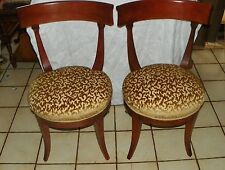 Pair of Retro Cherry Sidechairs / Parlor Chairs  (SC144)