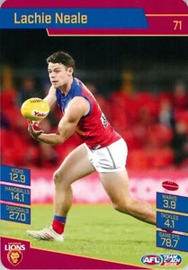 2022 BRISBANE LIONS AFL Card LACHIE NEALE Teamcoach - Picture 1 of 2