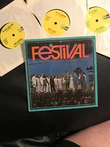 FESTIVAL-MUSIC FROM ORAL ROBERTS SUMMER TV SPECIAL - 3 45 RPM Set - Picture 1 of 12