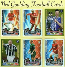Topps MATCH ATTAX 2011-12 ☆ PREMIER LEAGUE ☆ Football Cards #361-425 & #GM1-GM40