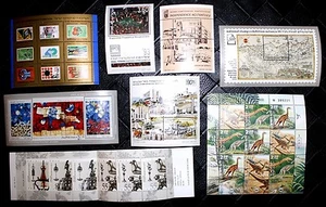 SRAEL 8 SATZ PLATTENBLÖCKE 1986 -2000. Briefmarken #81F7 - Bild 1 von 3