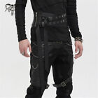 Devil Fashion Men's Black Gothic Punk Cross Adjustable Buckle Belt Girdle