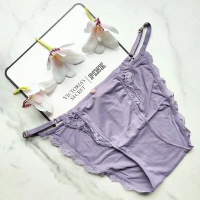 Braguita de bikini Victoria's Secret Dream Angels ribete de encaje cuerda ajustable Frozen Foto 1 de 4