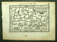 Salzburg And Sa Region IN Austria map geographic Abraham Ortelius 1601