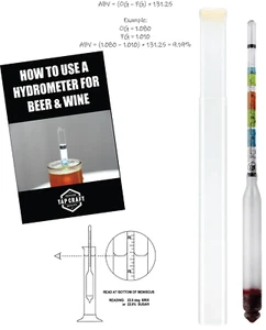 Triple Scale Hydrometer - Picture 1 of 3