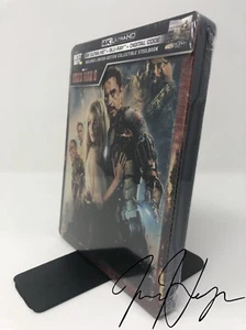 Iron Man 3 (Steelbook) (4K Ultra HD + Blu-ray + Digital)  SAME DAY SHIPPING - Picture 1 of 3