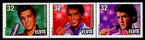 MARSHALL ISLANDS, SCOTT # 622, POSTFRISCH 3ER-STREIFEN ELVIS PRESLEY ROCKING & SOARING - Bild 1 von 1