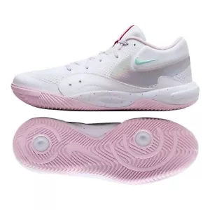 Nike Hyperquick SE Volleyballschuhe Weiß Pink Violett HF3240-100 Herren 8,5 Neu - Bild 1 von 4