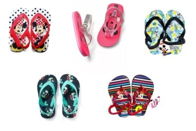 Sandalias chanclas rosa Minnie Mouse/Mickey Mouse para bebés pequeños niñas niños nuevas con etiquetas Foto 1 de 4