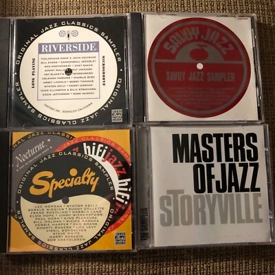 Jazz label samplers 4CD LOT: Riverside, Savoy, Specialty, Storyville - Image 1 of 2