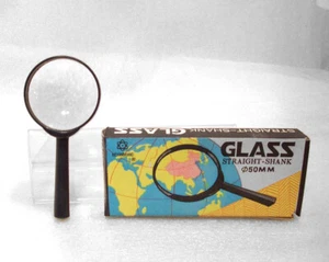10 50MM MAGNIFYING GLASSES NEW old Stock - Hand Held 4” - Picture 1 of 4