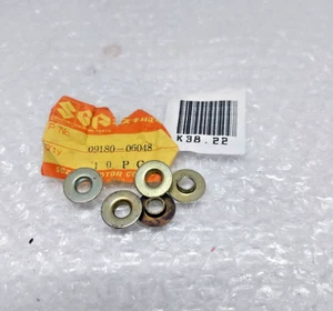 Genuine Suzuki RM500 RM465 RM400 RM250 Front Fender Mudguard Washers NOS 5x - Picture 1 of 2