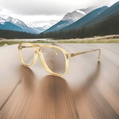 ORA-OSWALD Eyeglasses Frame Vintage 58-16mm Demi BROWN Crystal $150.00. - Image 1 of 4