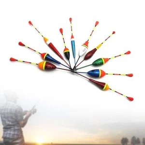 10pcs Carp Fishing Floats Set Buoy Bobber Stick Fish and Color Mix size - Picture 1 of 12