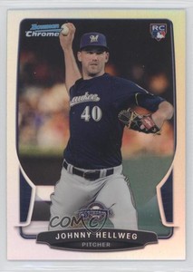 2013 Bowman Draft Chrome Refractor John Hellweg Johnny Hellweg #23 Rookie RC