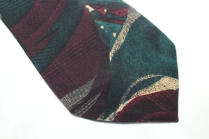 TIGI FOGLIAMI Silk tie Made in Italy F57427 - Picture 1 of 4