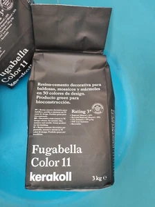 Fugabella Color 11 3kg Kerakoll resina cemento stucco per fughe grigio antracite - Foto 1 di 2