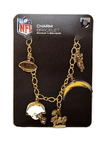 WinCraft NFL San Diego Chargers Women's Charm Bracelet Cover
