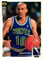 1994 Collector's Choice #339 Howard Eisley Minnesota Timberwolves Basketball