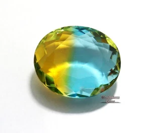Piedras preciosas sueltas corte ovalado turmalina color BI 99 quilates certificadas - Imagen 1 de 7
