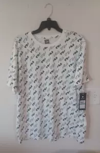 Men's Fila T-Shirt, White with Fila Logo, Size XL - Picture 1 of 3