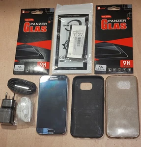 Samsung Galaxy S6 32GB Schwarz SM-G920F - Bild 1 von 7