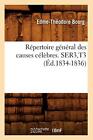 Repertoire general des causes celebres. SER3,T3 (Ed.1834-1836).9782012767638<|