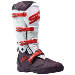 Sidi X Power SC Off-Road Boots White/Wine EU 45 US 11 - Picture 1 of 6