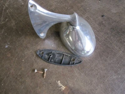 AMC PACER GREMLIN HORNET AMX EXT DOOR MIRROR MINT CHROME PERFECT GLASS OEM - Image 1 of 4