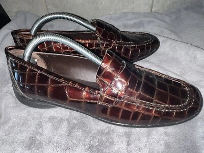 Sesto Meucci Италии женщин поскользнуться на патент крокодила печати вождения мокасины размер 9 новый - Изображение 1 из 4