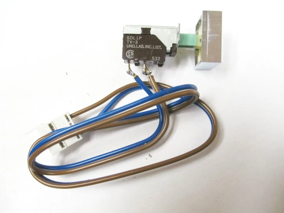 DUAL 5000 TURNTABLE   POWER SWITCH  PART WITH HARNESS,  PLUG,  KNOB. - Image 1 of 1