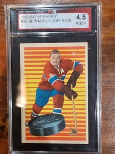 1963 64 Parkhurst Bernard geoffrion KSA 4.5 - Picture 1 of 3