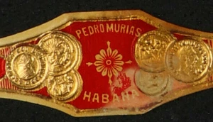 244Vt-VITOLA-Antigua-Old Cigar Band-Marca PEDRO MURIAS  - Bild 1 von 3
