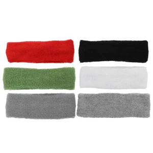 6PCS Elastic sweatbands Headbands Basketball Headband Elastic Sweatbands Sports - Picture 1 of 12