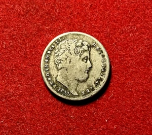 Naples 1855 20 Grana Italian States Silver Coin KM#332 Two Sicilies T3007a - Picture 1 of 2