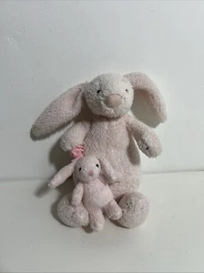 Jelly Kitten Bunny Gioca Lo Schiaccianoci Jellycat Rosa Peluche Musicale - Foto 1 di 3