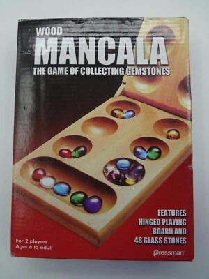 Wood Mancala - The Game Of Collecting Gem Stones - Image 1 of 4