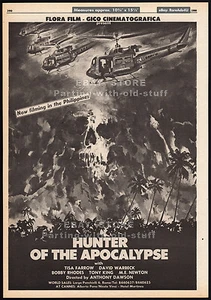 HUNTER OF THE APOCALYPSE__Promoción / póster original 1980 Trade AD__TISA FARROW - Imagen 1 de 1