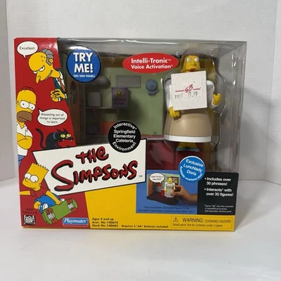 The Simpsons Interactive Springfield Elementary Cafetería Lunchlady Doris Nuevo en Caja Foto 1 de 4