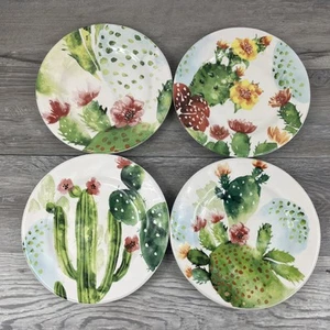 Pier 1 Imports Desert Cactus 8,5" Salatteller Ironstone 4er Set Southwestern - Bild 1 von 16