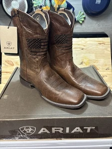 Ariat Men's Circuit Patriot Weathered Tan Boots (10029699) Size 13 - Picture 1 of 10