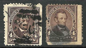 Jumbo Margin & Misperf Error Untyped 4 Cent Lincoln Bureau 1894-1895 US 91B53 - Picture 1 of 3