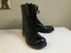 Corcoran Stiefel Herren 9,5 D schwarz Leder Militär Sprung Kampf 975 Hergestellt in den USA - Bild 1 von 11