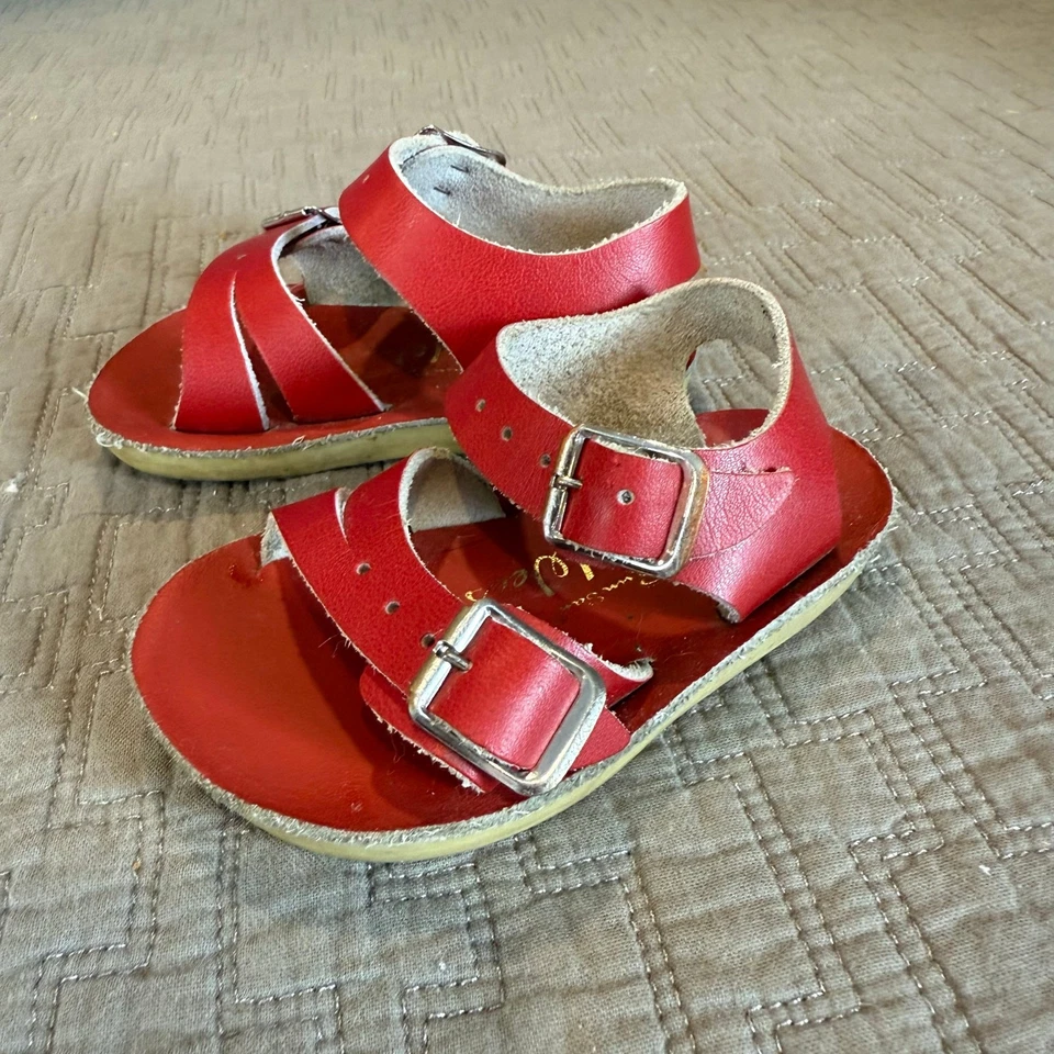 Сандалии из красной кожи для соленой воды солнце песок морские водоросли для морской воды от Hoy Baby Girl 2 - Изображение 1 из 4