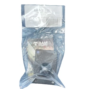 RAM Mount 2" x 3" rechteckige Aluminiumbasis mit 1" Gummikugel - RAM-B-202U-23 - Bild 1 von 5