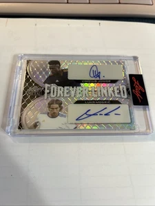 2022 LEAF METAL SEALED VINICIUS JUNIOR LUKA MODRIC FOREVER LINKED DUAL AUTO 7/7 - Picture 1 of 4